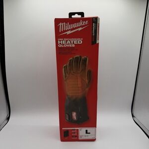 Milwaukee Heated Gloves Size L Black USB Rechargeable 561-21L - New Open Box